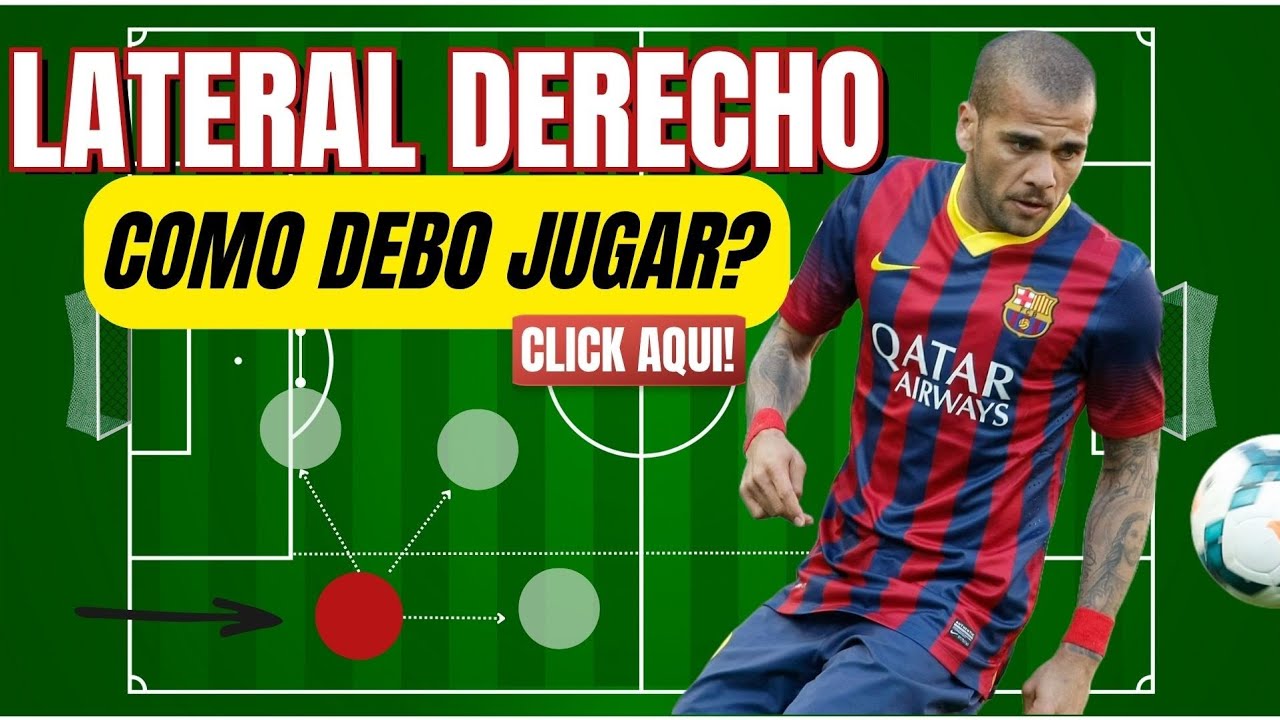 COMO JUGAR DE LATERAL EN FUTBOL, AQUI TE EXPLICO! (funciones, táctica, habilidades) 