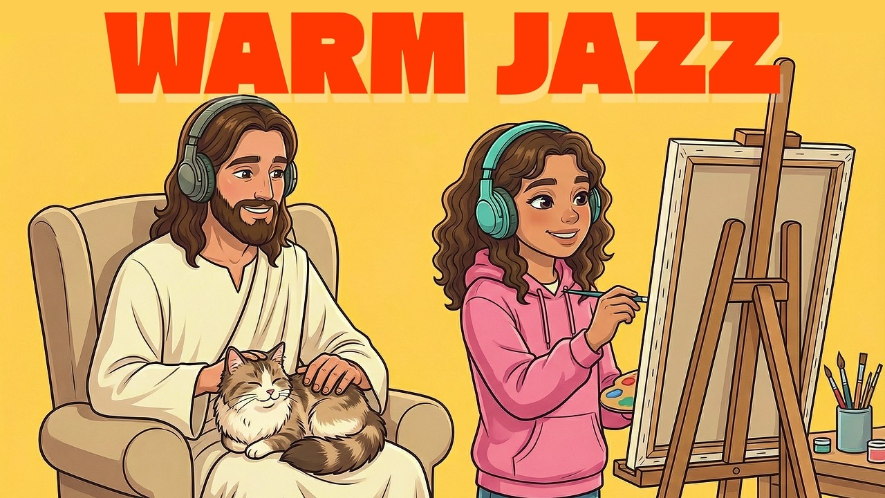 ✨ Christian Jazz for Study, Work & Quiet Reflection (Gospel of John KJV) | Scripture Focus Music