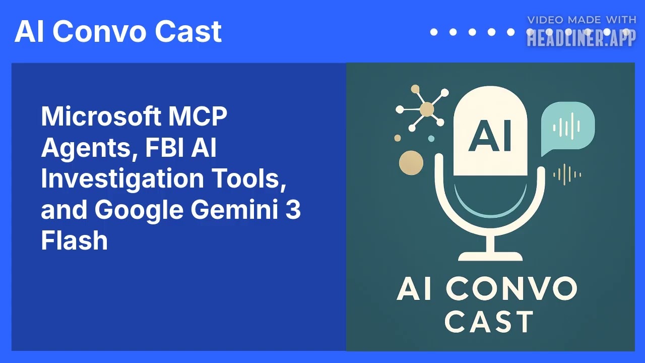 Microsoft MCP Agents, FBI AI Investigation Tools, and Google Gemini 3 Flash | AI Convo Cast