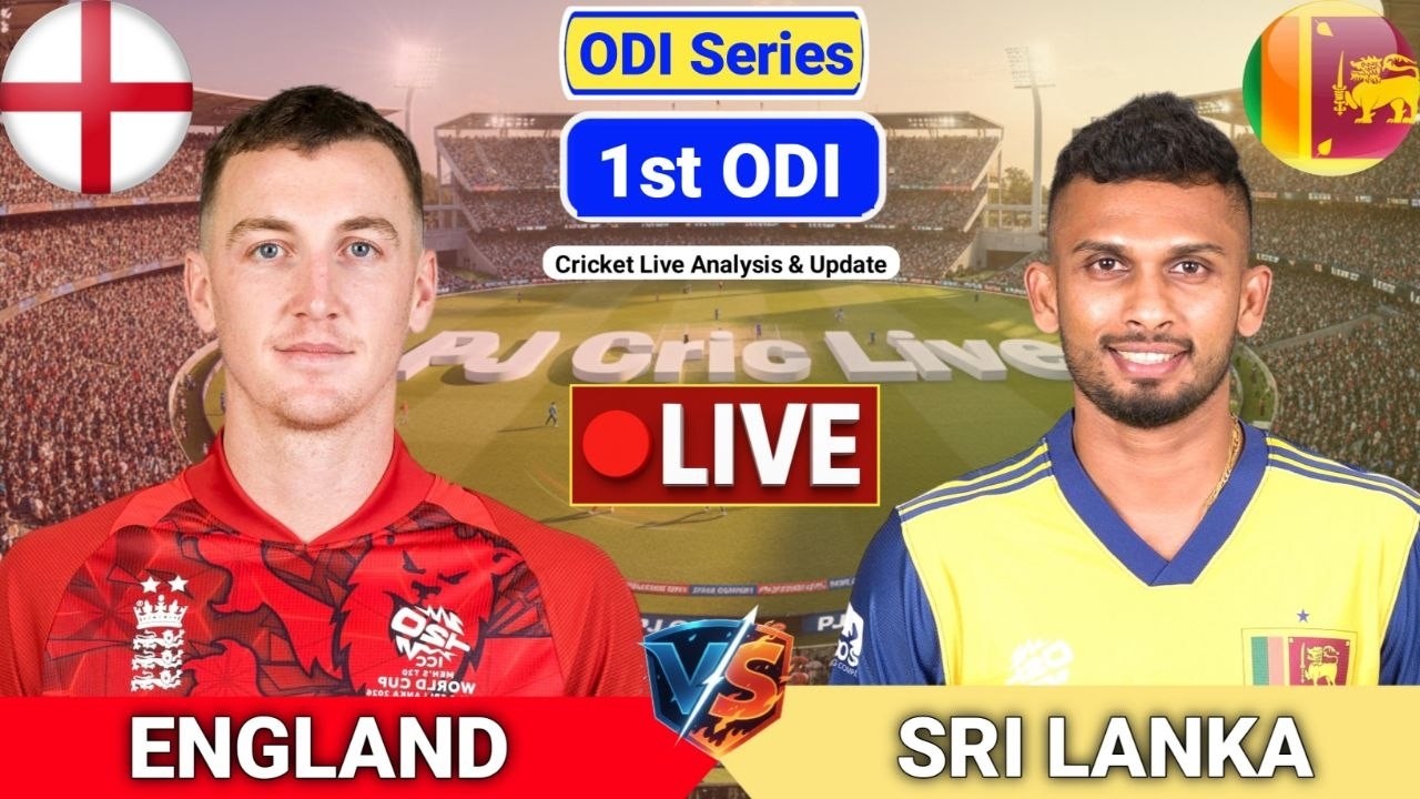 England Vs Sri Lanka 1st ODI Match | Live Score Analysis & Discussion | ENG vs SL ODI Cricket