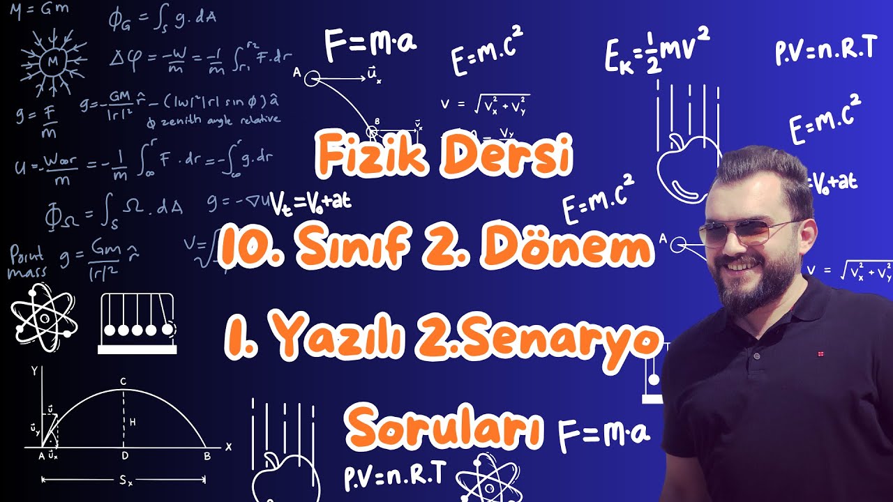 Fizipedia Yayınları 10.Sınıf 2.Dönem 1 .Yazılı  2.Senaryo 2024-2025