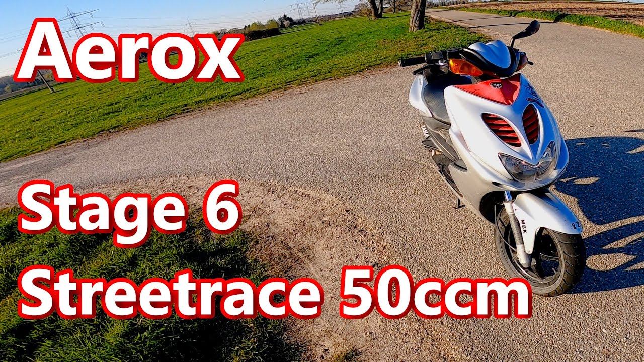 Yamaha Aerox mit Stage 6 Streetrace 50ccm Probefahrt
