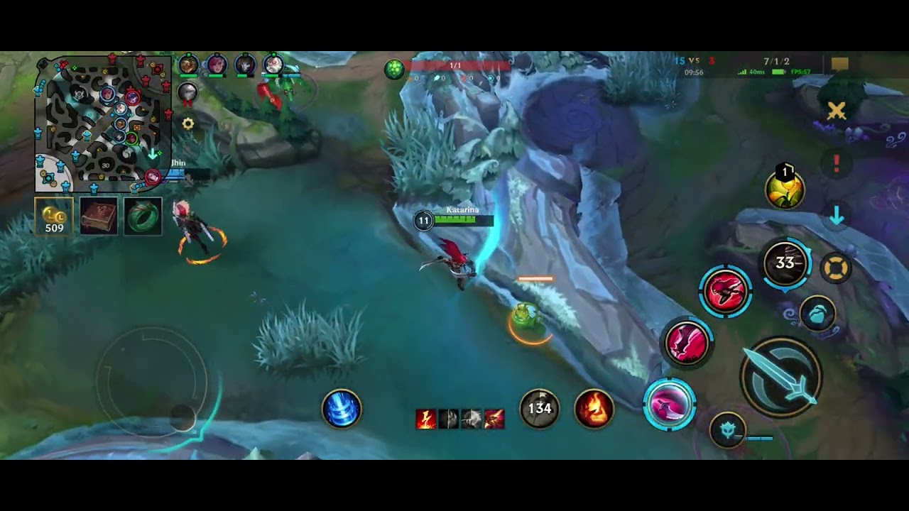 League Of Legends Wild Rift Katarina Vs Syndra mid