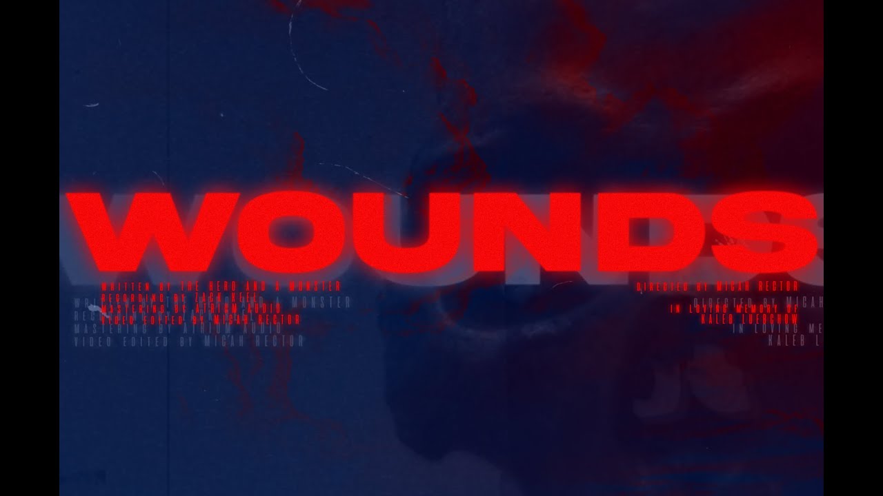 The Hero and a Monster - WOUNDS (feat. CONVICTIONS) (Official Lyric Video)