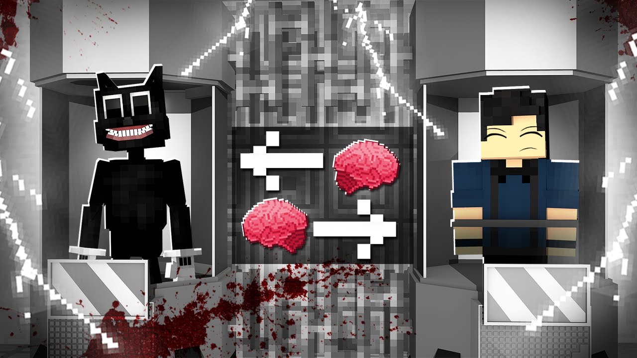 TROQUEI DE CORPO COM O CARTOONCAT NO MINECRAFT!!