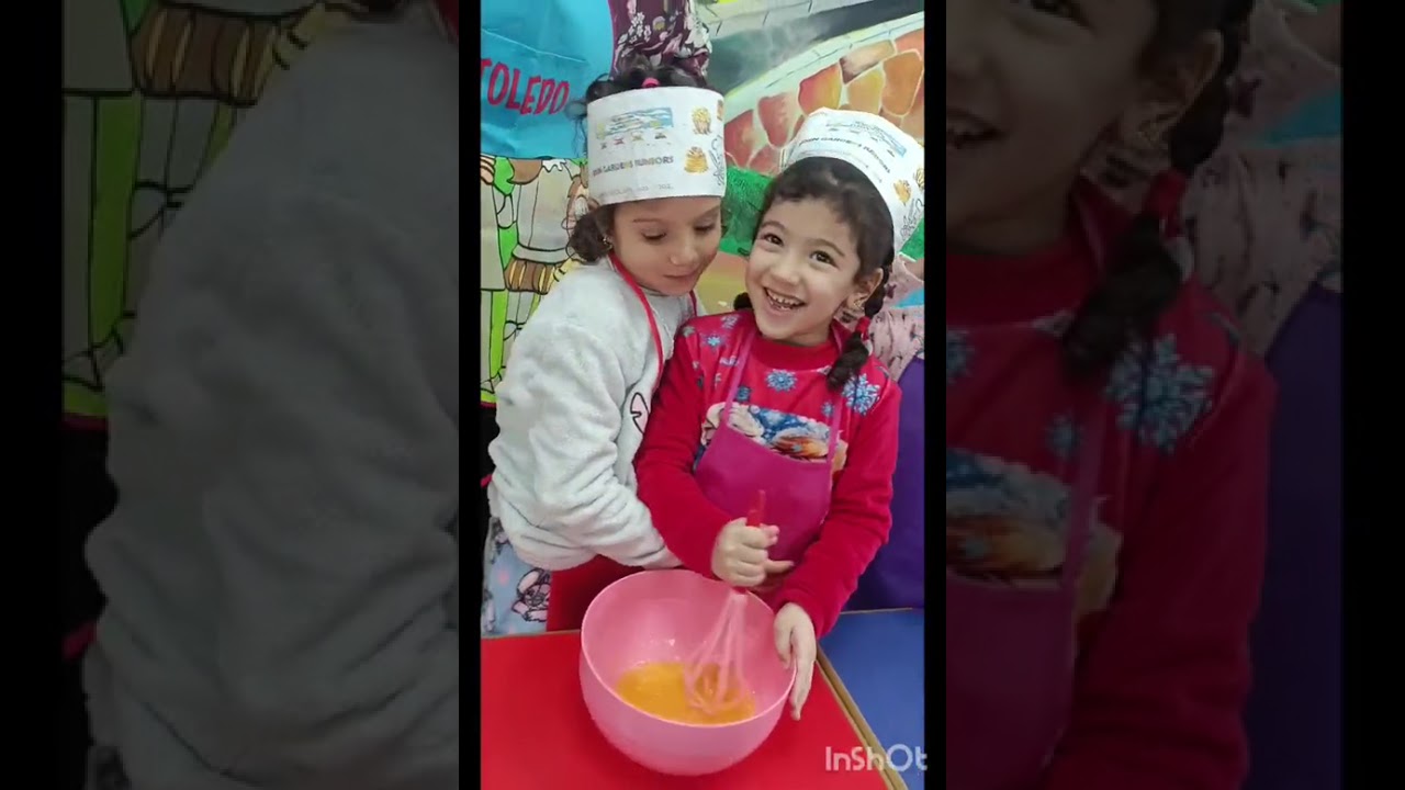 Préparation de flan et pancakes par les enfants de la grande section. Amour et sympathie. EdenGarden