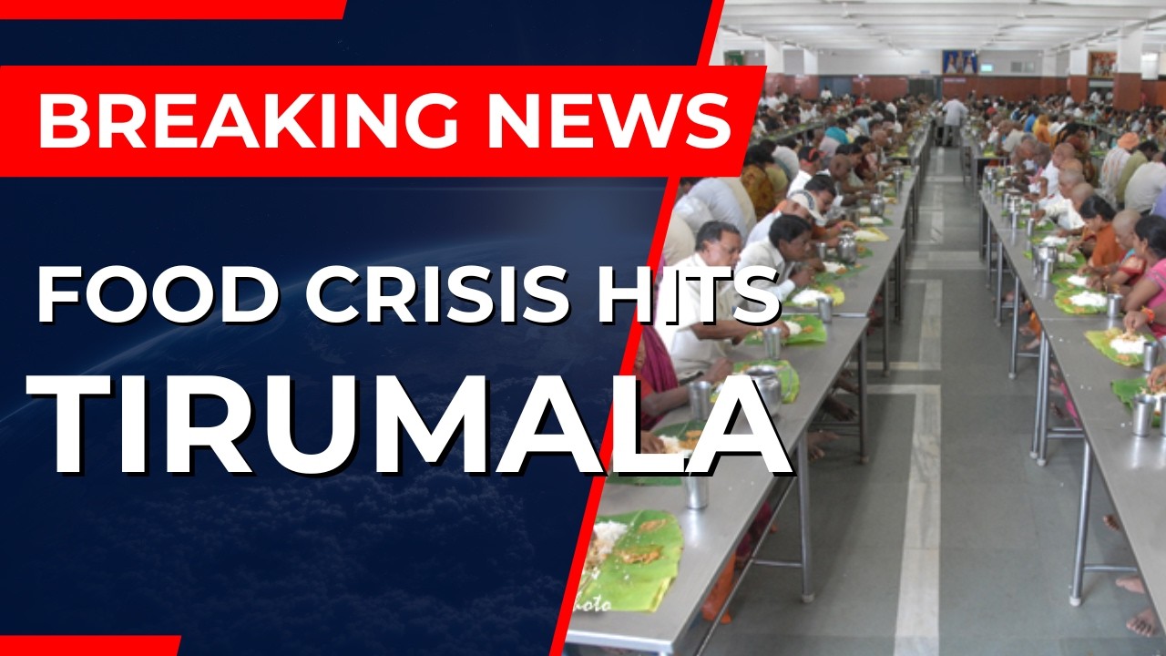 🚨 BREAKING: Tirumala Gas Crisis! Private Hotels SHUT DOWN | 7 Lakh Devotees Rush to TTD Free Meals 🍛