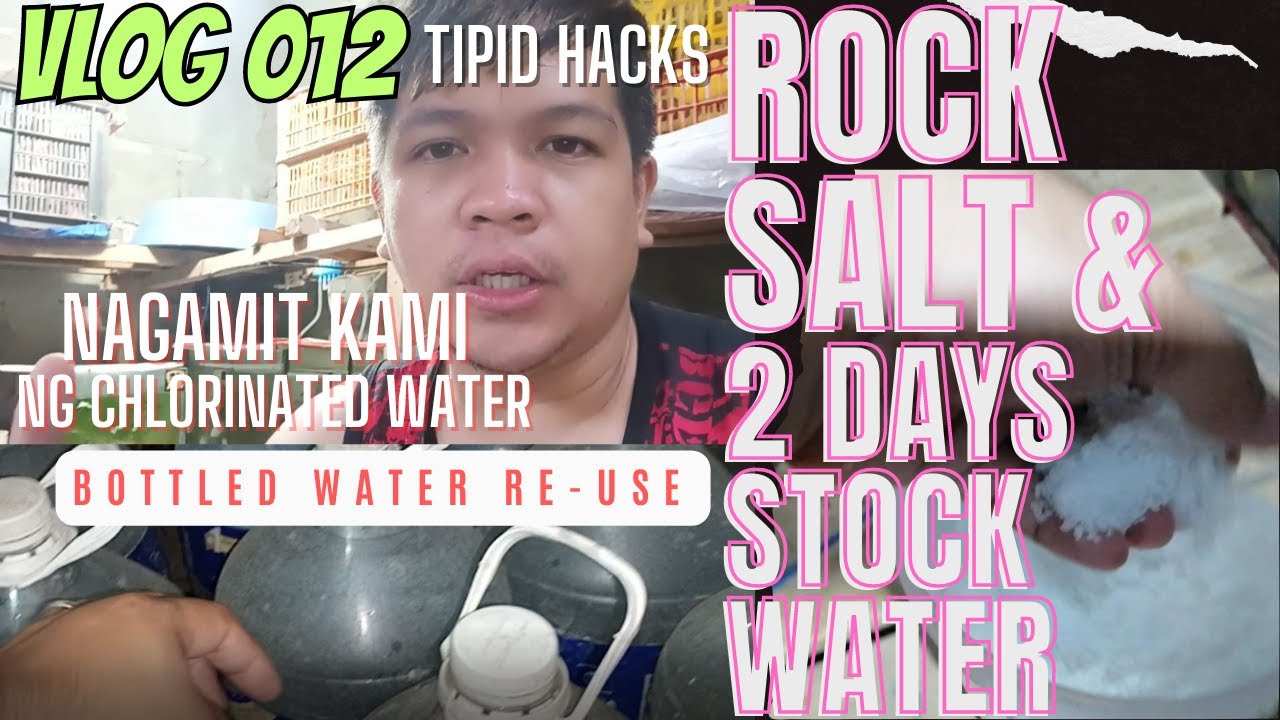 NAGAMIT KAMI NG TUBIG NA MAY CHLORINE SA AMING ISDA : ROCK SALT PARA SAAN BA?