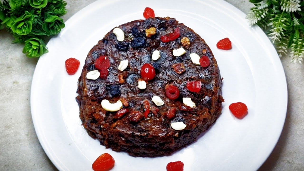 🌲Christmas Plum Cake🍰 | Eggless & Non Alcoholic | Made with Love❤️ | Festive Baking | @nenumetejuni 