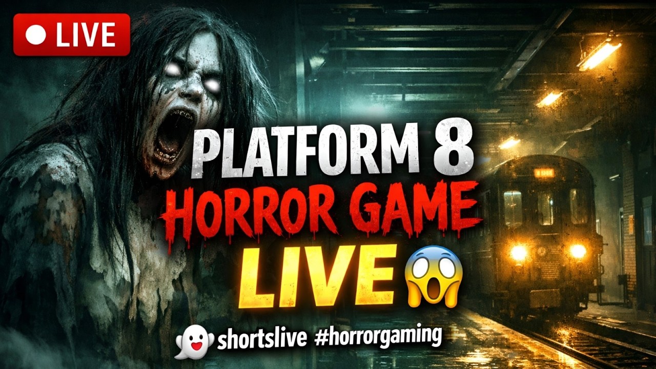 Platform 8 Horror Game Live – Don’t Watch Alone 😱 #shortslive
