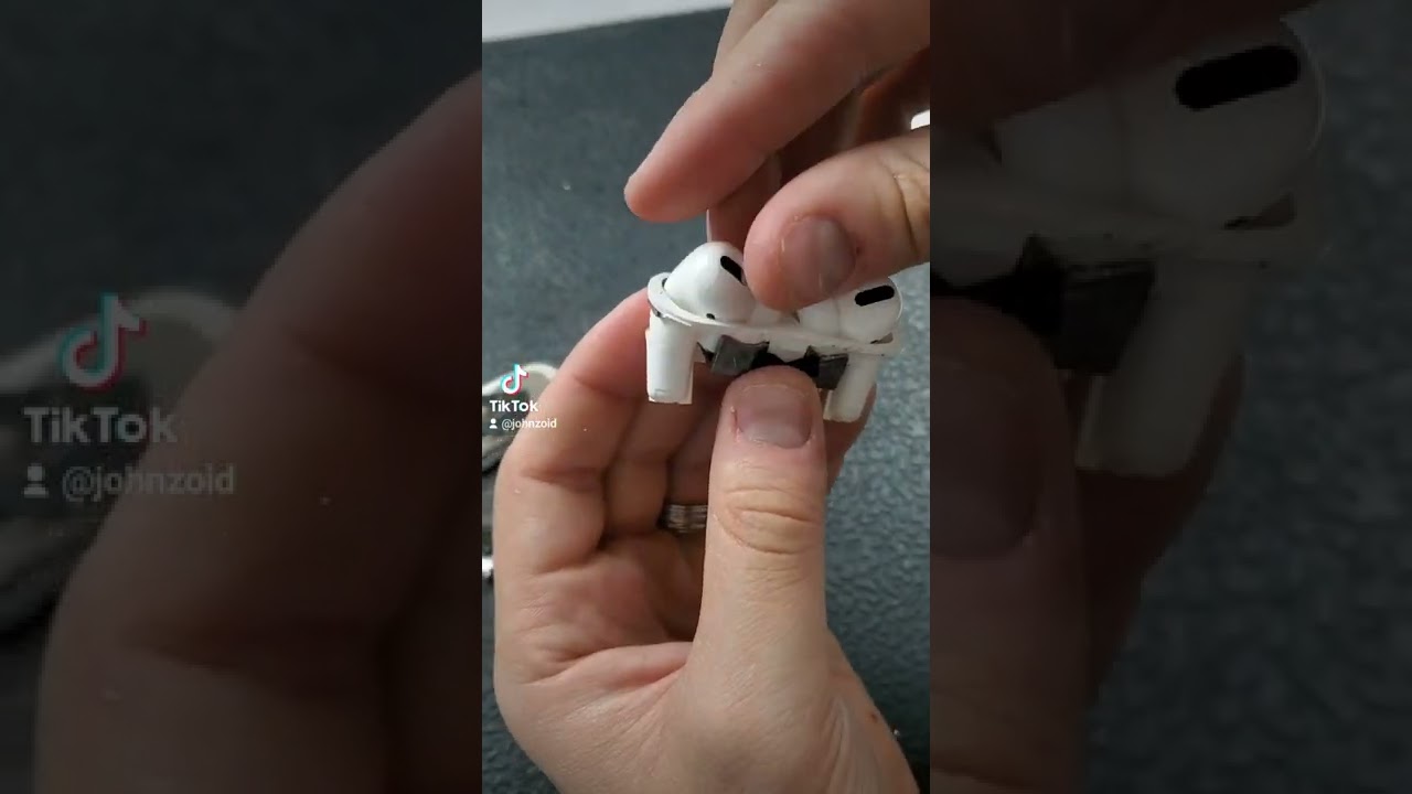 fake Airpods Pro had this hidden inside? 😬