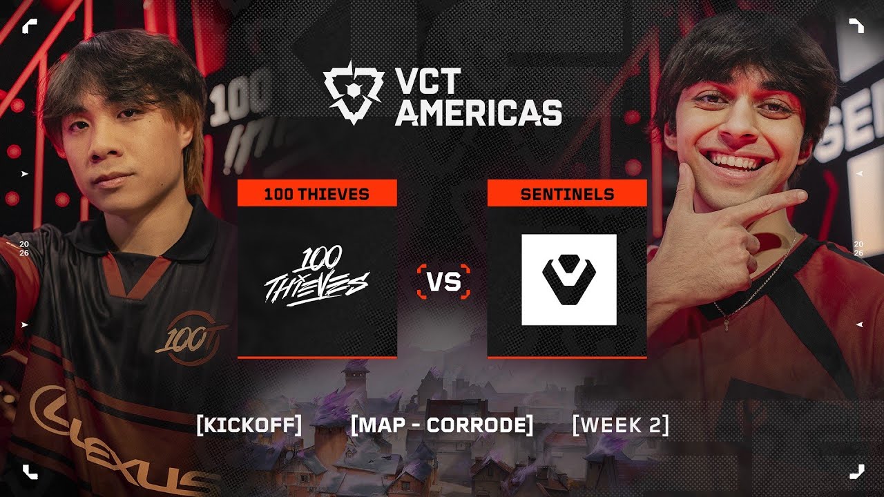 100T vs. SEN - VCT Americas Kickoff - W2D3 - Map 1