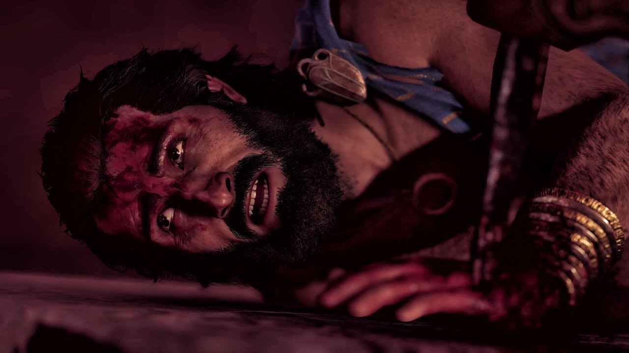 The most disturbing scene in AC Odyssey: Deimos visits Phidias (4K, best quality)
