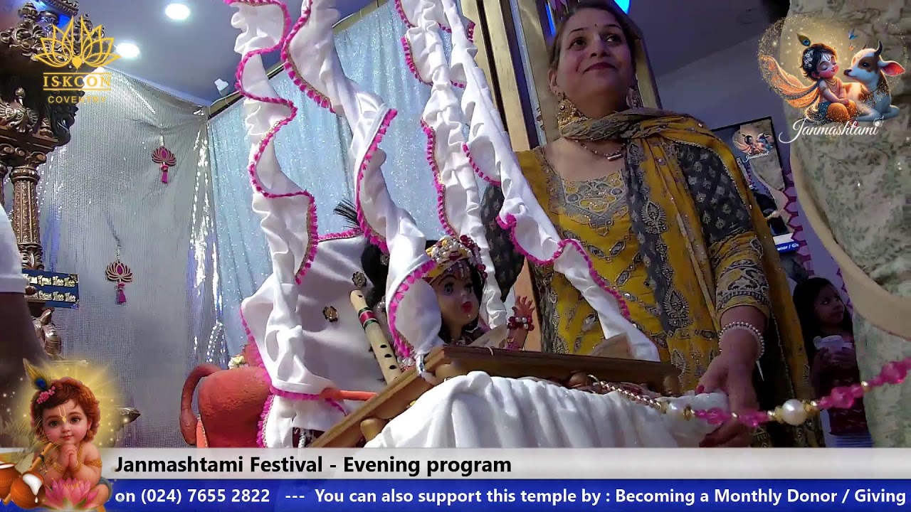 ISKCON Coventry - Janmashtami Festival - Evening program