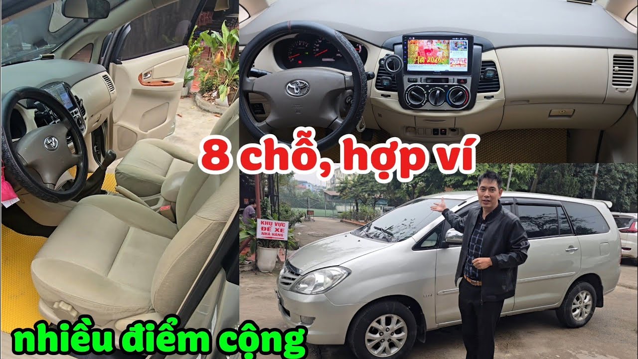 8 chỗ lành như đất | Đi tết cực hay với chỉ ngoài 100tr | Toyota Innova G 2007 
