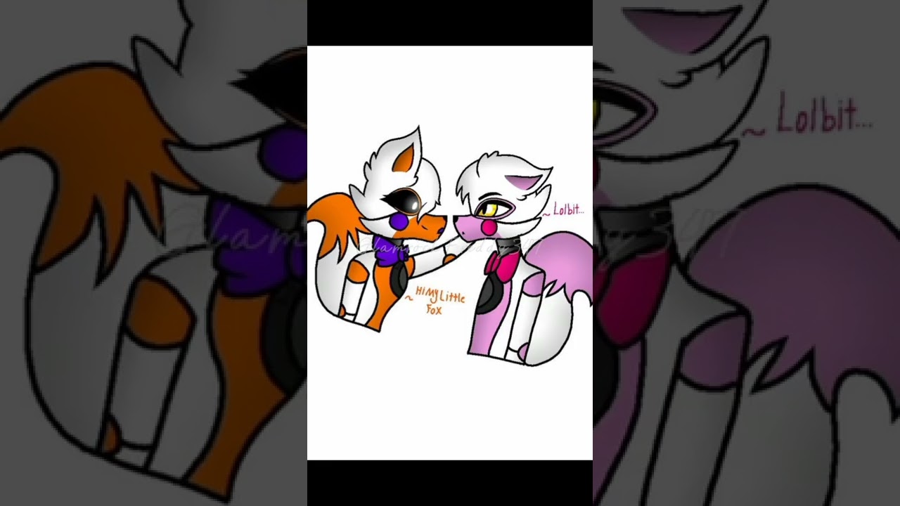 Fnaf couple(Funtime Foxy x lolbit,Springtrap x  Ballora)#fnaf#edit#short