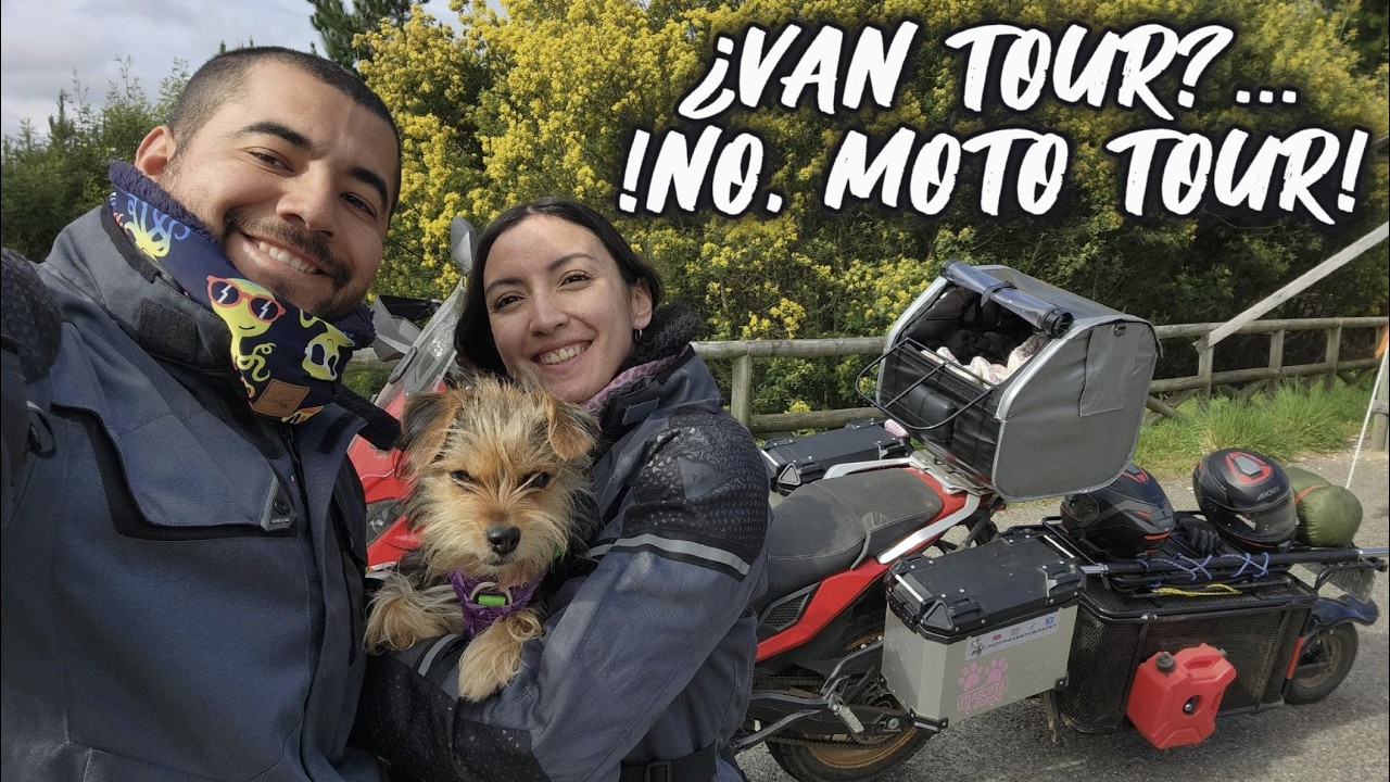 ¿VanTour? ¡No, MotoTour! Así vivimos en moto con nuestra perrita Amun | Vuelta al Mundo en Moto