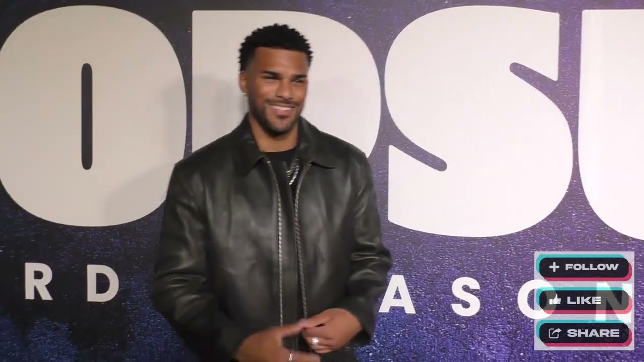 Jeremiah Brown from Love Island at the Dream In Gold Academy Awards Afterparty