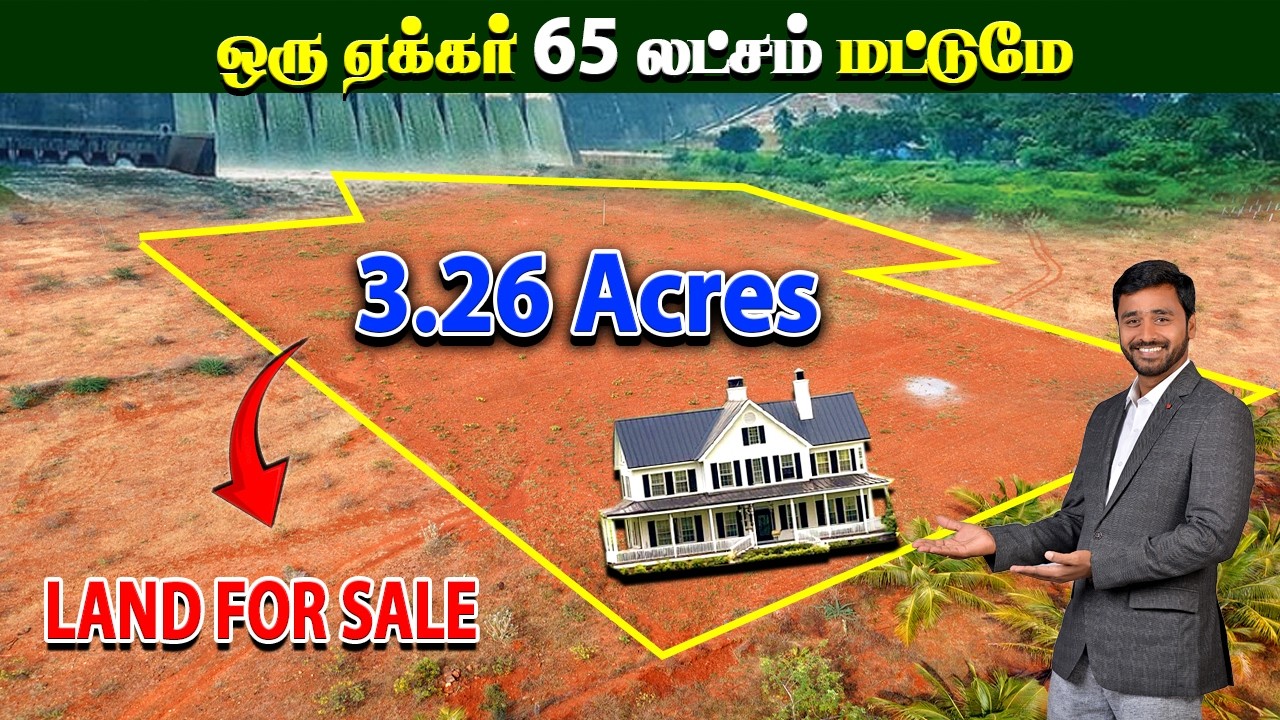 ஒரு ஏக்கரின் விலை 65 லட்சம் மட்டுமே முதலீடு செய்ய சரியான வாய்ப்பு 👌#puliyampatti #land #farmland