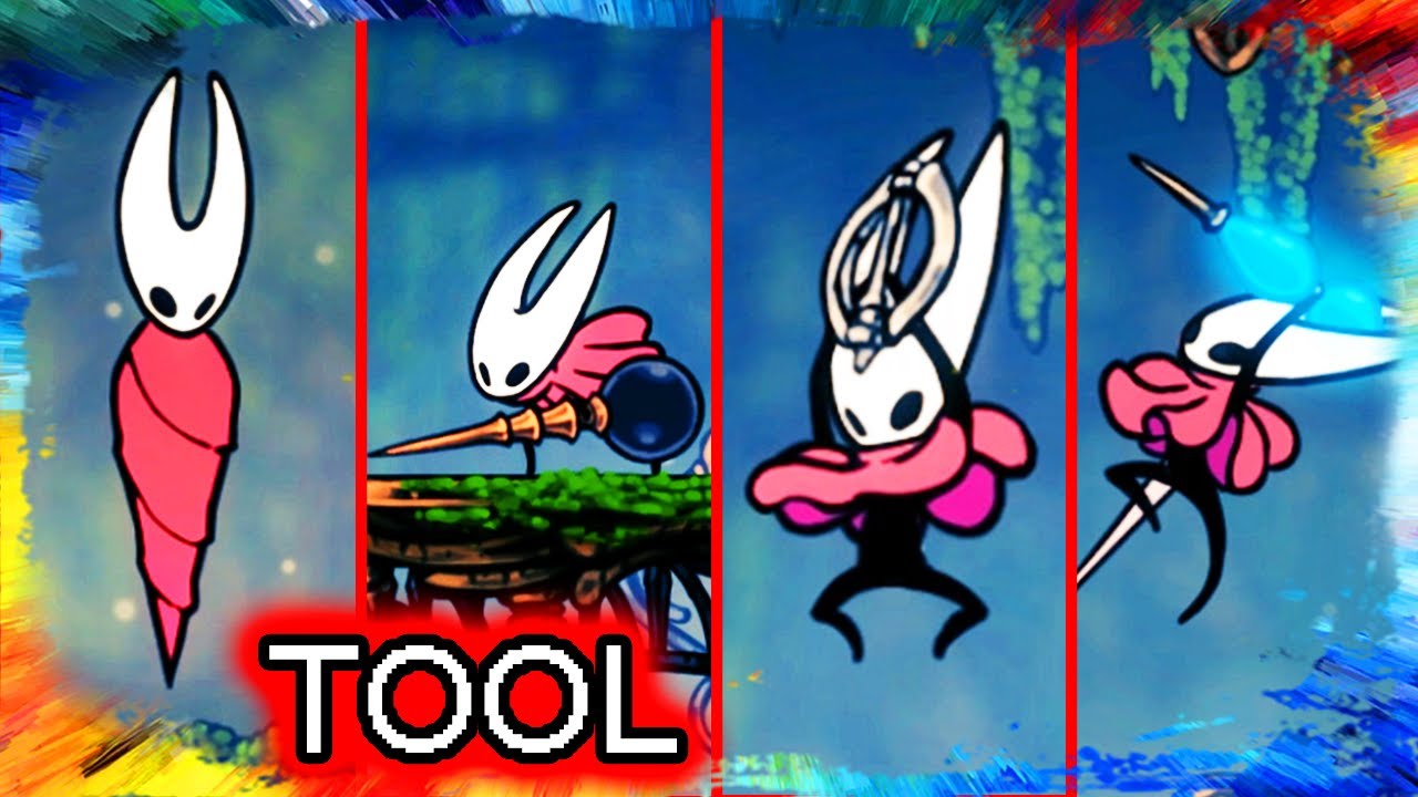Hollow Knight Silksong ALL RED TOOLS Subweapons Attack Ability
