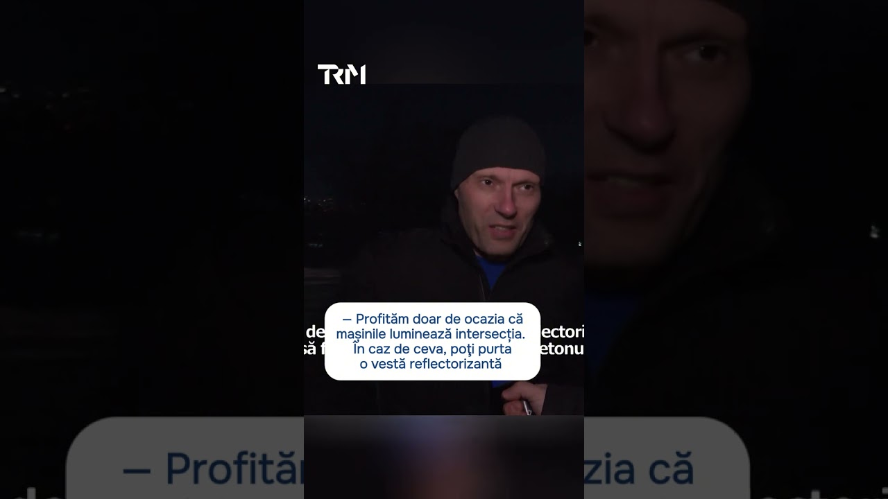 Fără lumină și fără zebre: o intersecție periculoasă din Chișinău, ignorată de autorități