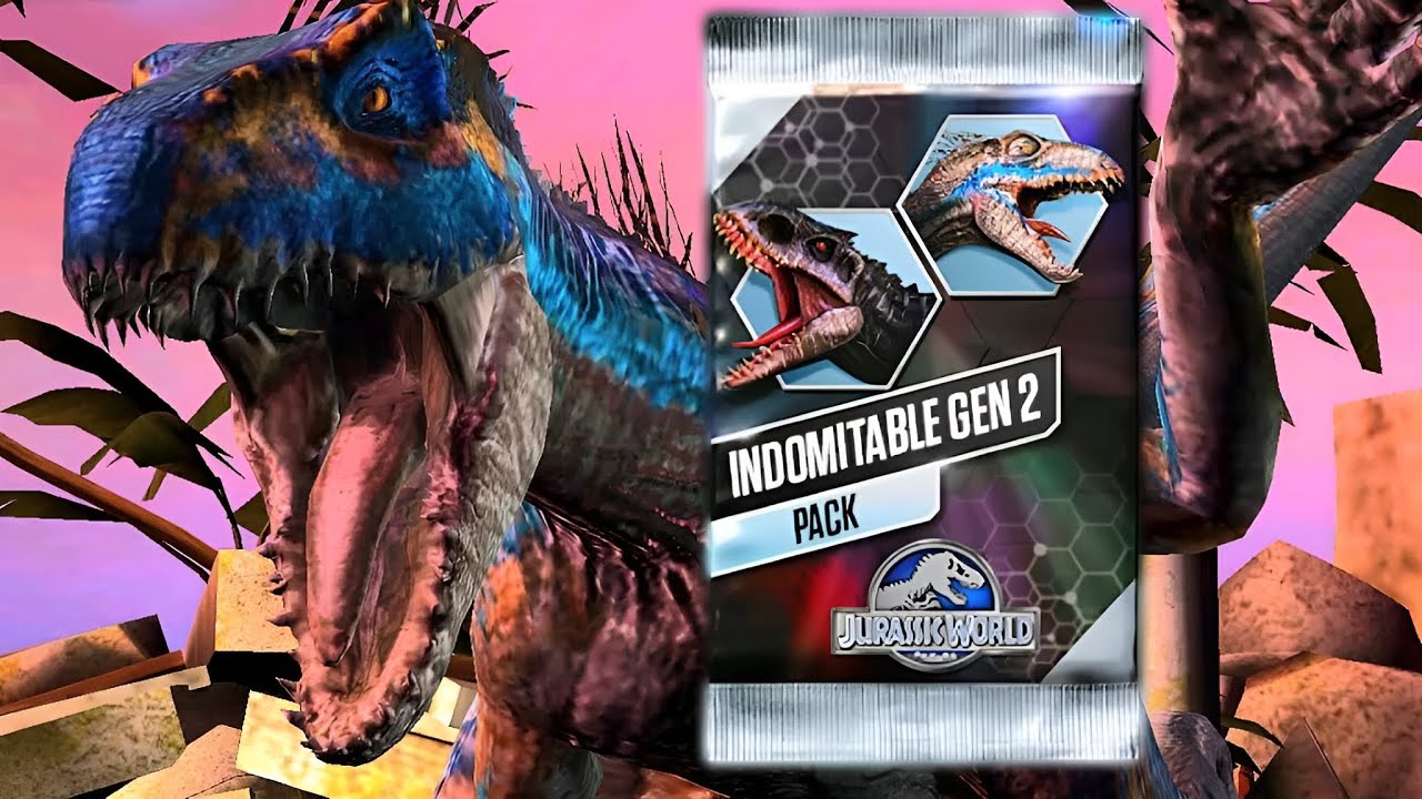INDOMITABLE GEN 2 PACK INDORAPTOR GEN 2 BATTLE | JURASSIC WORLD THE GAME