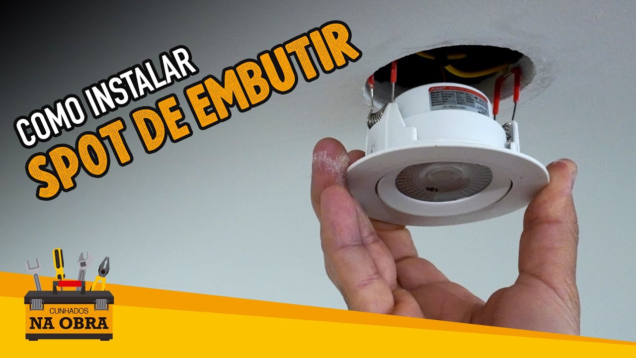 Como Trocar Spot de Luz LED de Embutir (2 Maneiras)