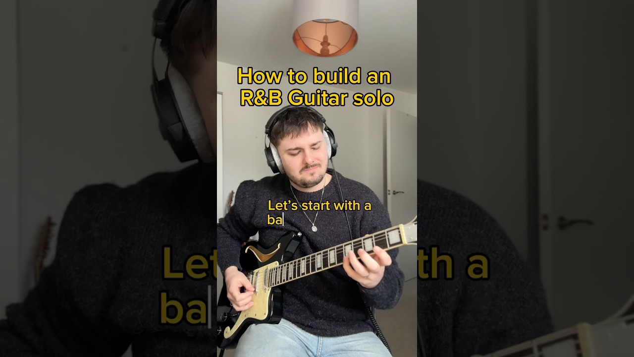How to build an R&B guitar solo 🤘🏼