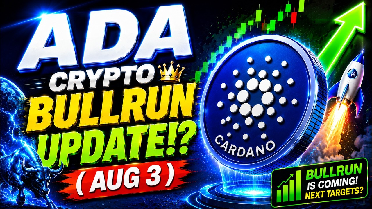 ADA Crypto Bull run Alert!?  Cardano Price Prediction | Cardano News Today ( Aug 3, 2026)