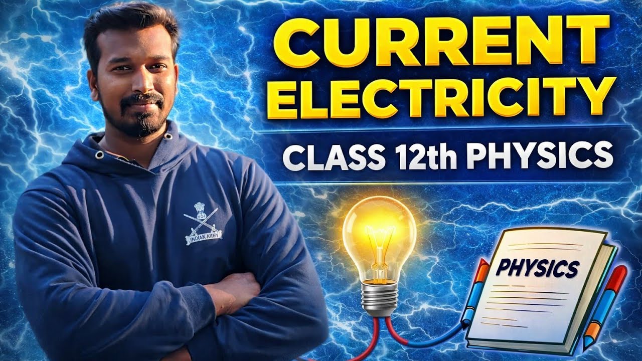 Current Electricity Class 12 Physics part-1 | Full Chapter Explained | Aashutosh Goswami Sir