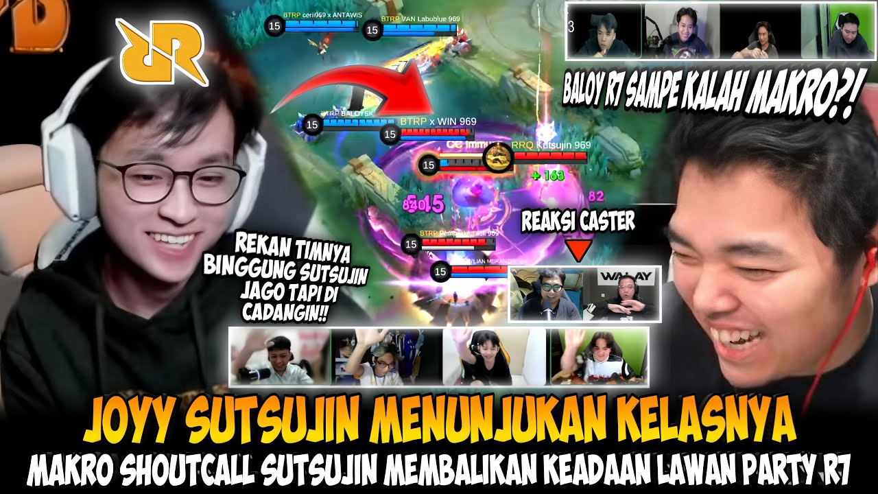 GILAA SUTSUJIN MENUNJUKKAN KELASNYA‼️JOYY SUTSUJIN BIKIN REMONTADA LAWAN PARTYAN R7⁉️