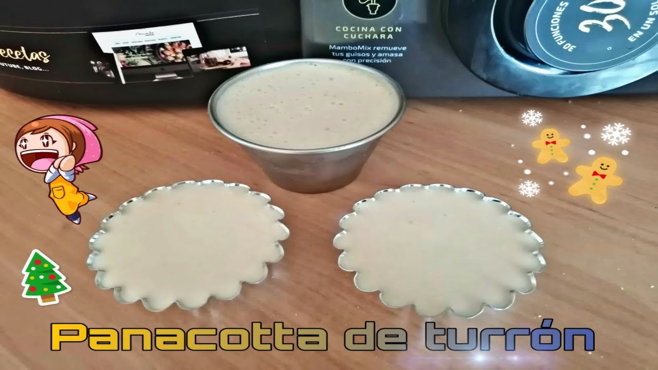 Panacotta de turrón #Mambo Cecotec Riquísimo!!