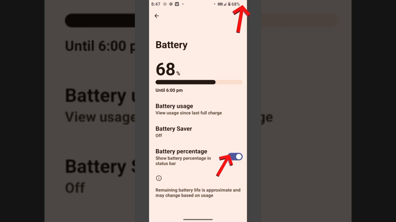 redmi a3 phone settings battery percentage on kese kese how to battery percentage on settings #tech