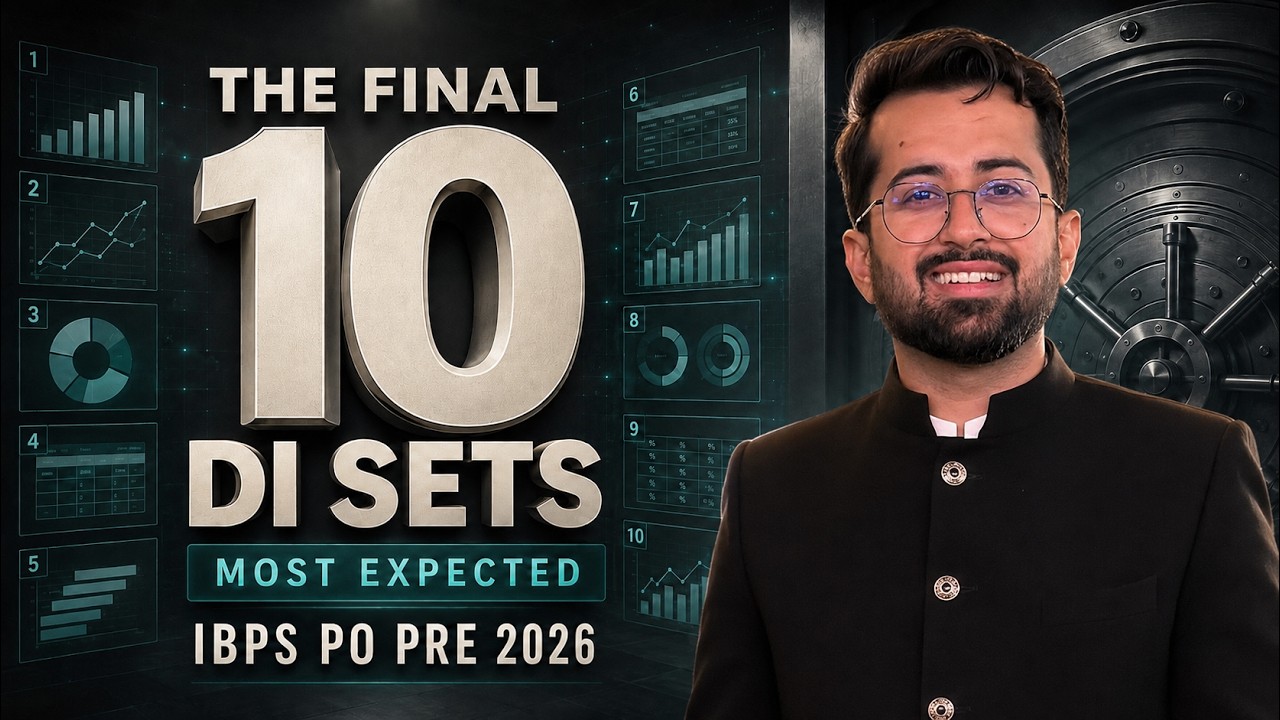 IBPS PO Prelims 2026 ~ 10 Most Expected DI Sets | Data Interpretation Final Practice | Aashish Arora