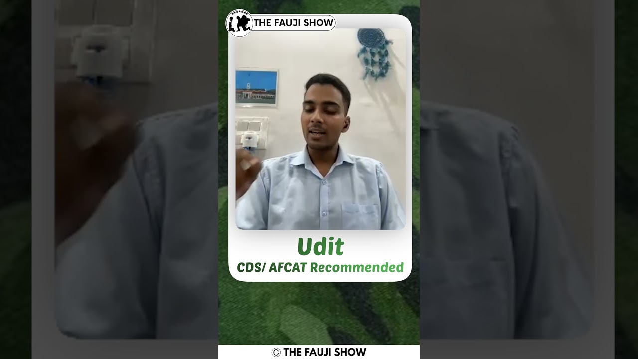 CDS GS Strategy !! Common Mistakes ft CDS/AFCAT Recommended Candidate Udit