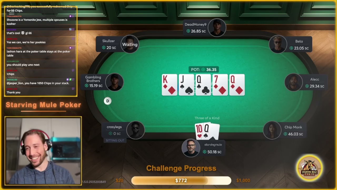 WE TILT AND GO ALL-IN PREFLOP WITH Q-T | $20 to $1,000 Poker Bankroll Challenge | EPISODE 18