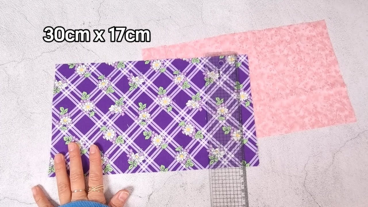 SEWING PROJECTS FOR BEGINNERS. Make a card wallet quickly and easily