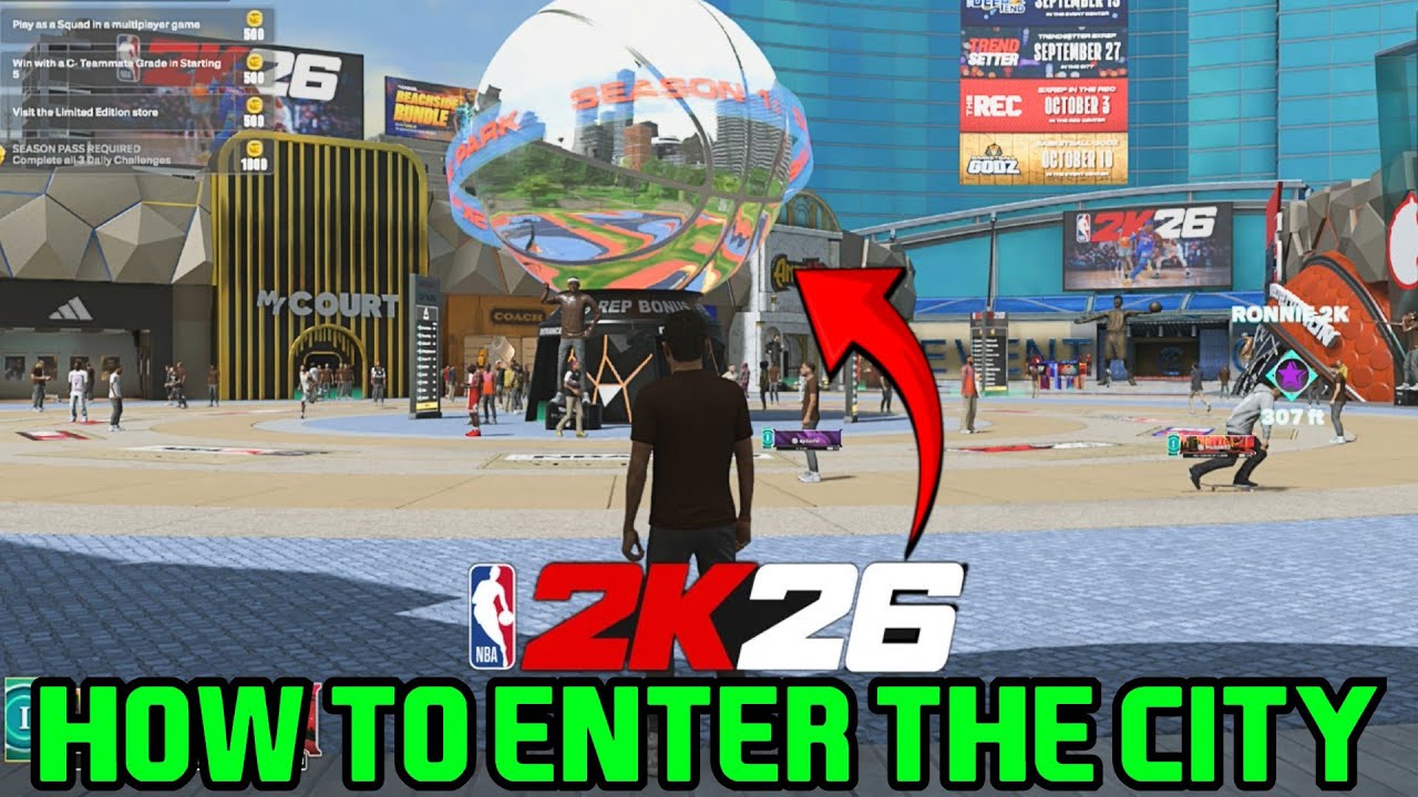 NBA 2K26 Как попасть в город в NBA 2K26