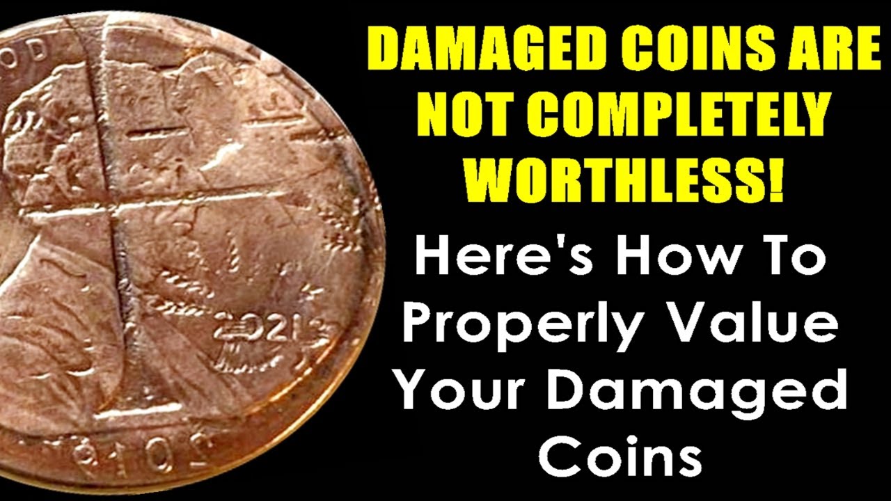 💰🤑DAMAGED COINS STILL HAVE VALUE! How To Properly Value Your Damaged Coins!