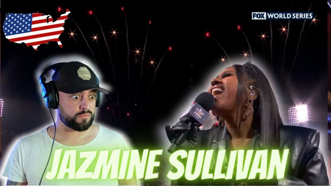 Jazmine Sullivan - The National Anthem (World Series Game 5) | Vocalist From The UK Reacts