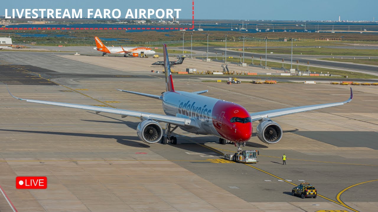 🔴 LIVE SUMMER MORNING FARO AIRPORT Plane Spotting
