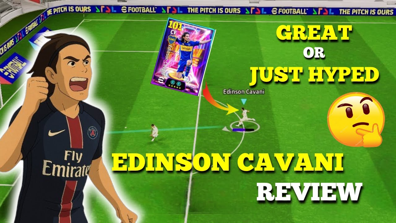 🔥 Best FREE Showtime Card in eFootball 2025? 😳 Edinson Cavani Full Review & INSANE Goals!