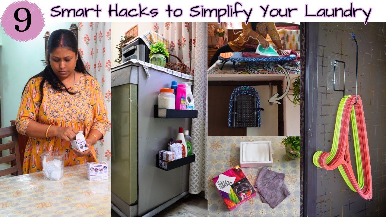 9 Simple & Time Saving Laundry Hacks You Need NOW | Easy Laundry Routine | Laundry Mistakes