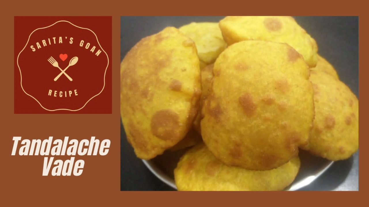 Tandalache Vade | तांदळाचे वडे | Goan Style Rice Puri | Sarita's Goan Recipe