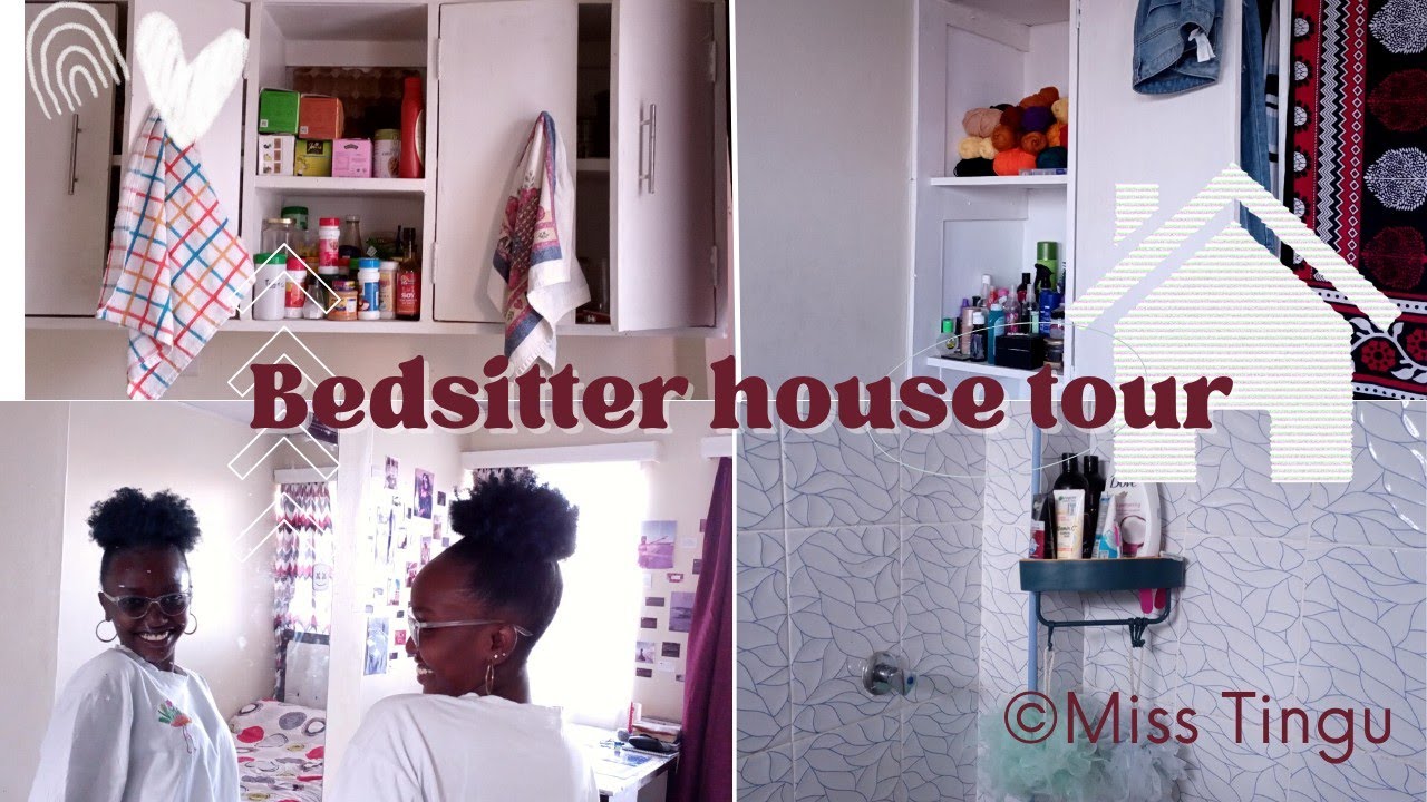 My studio apartment/bedsitter tour ||Student version|| Kenyan|| Miss Tingu #roadto1k #bedsittertour