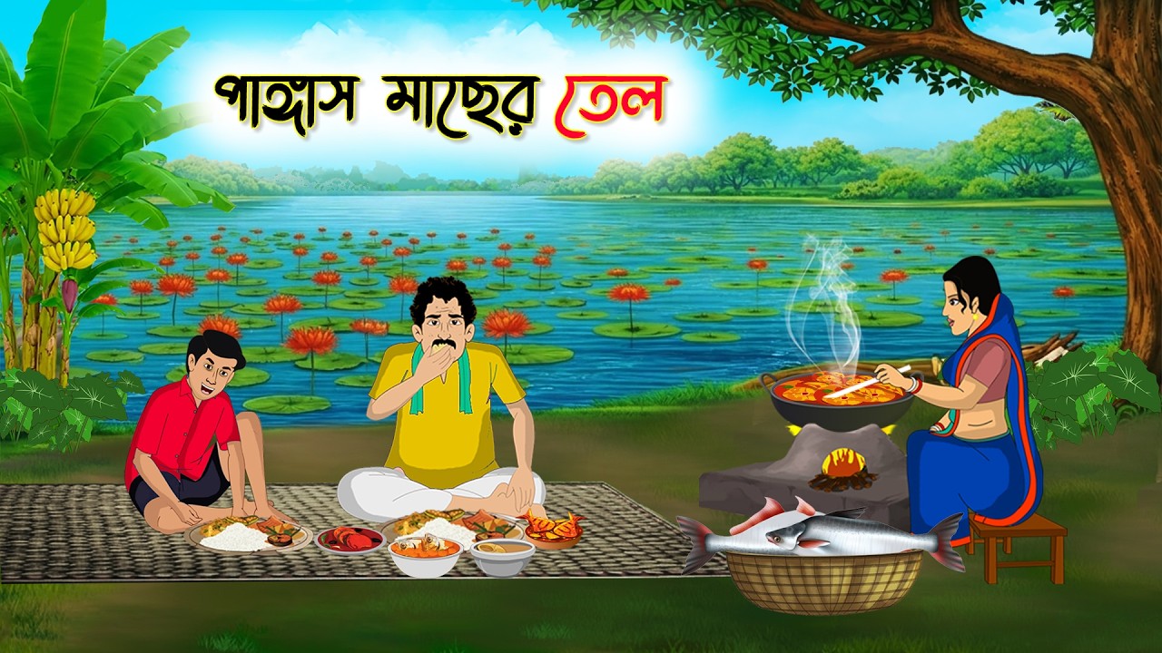 পাঙ্গাস মাছের তেল | Rupkothar Golpo | Bangla Moral Story | Bengali Fairy Tales