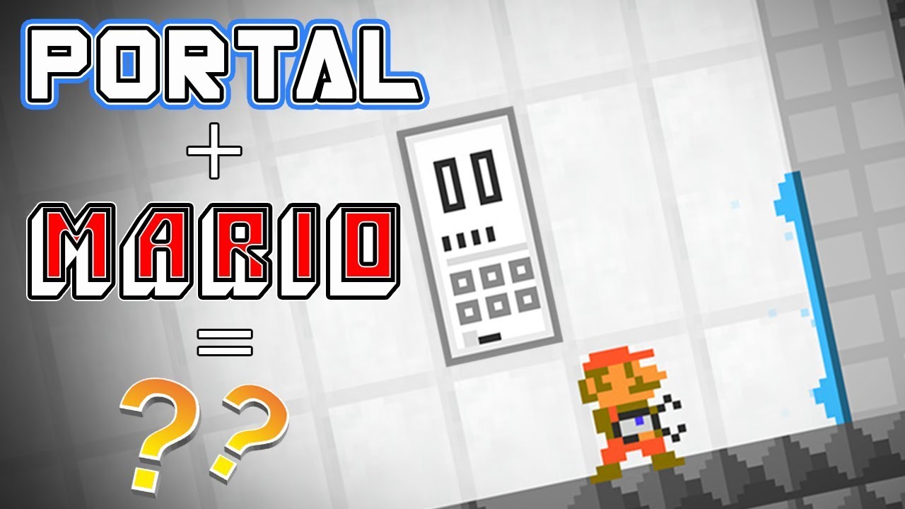 PORTAL + MARIO + Minecraft = Mari0