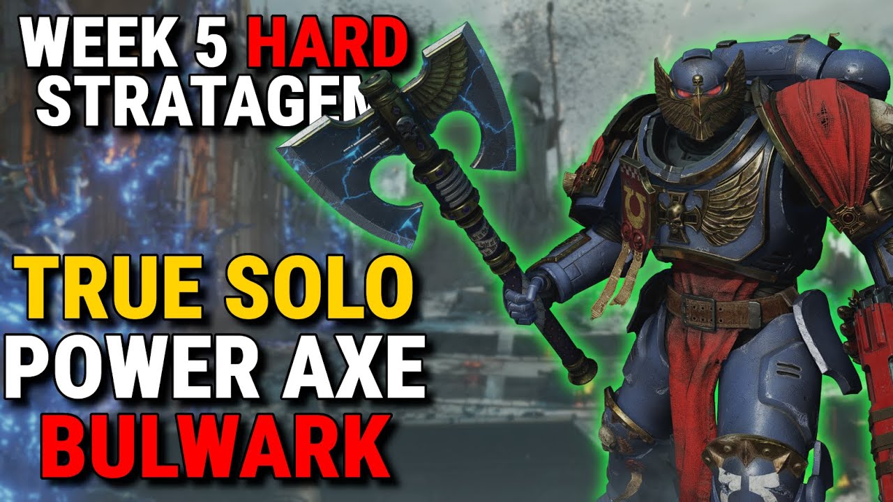 Lone Bulwark DECIMATES Extremis Enemies In Weekly Stratagem 5 - True Solo HARD | Space Marine 2