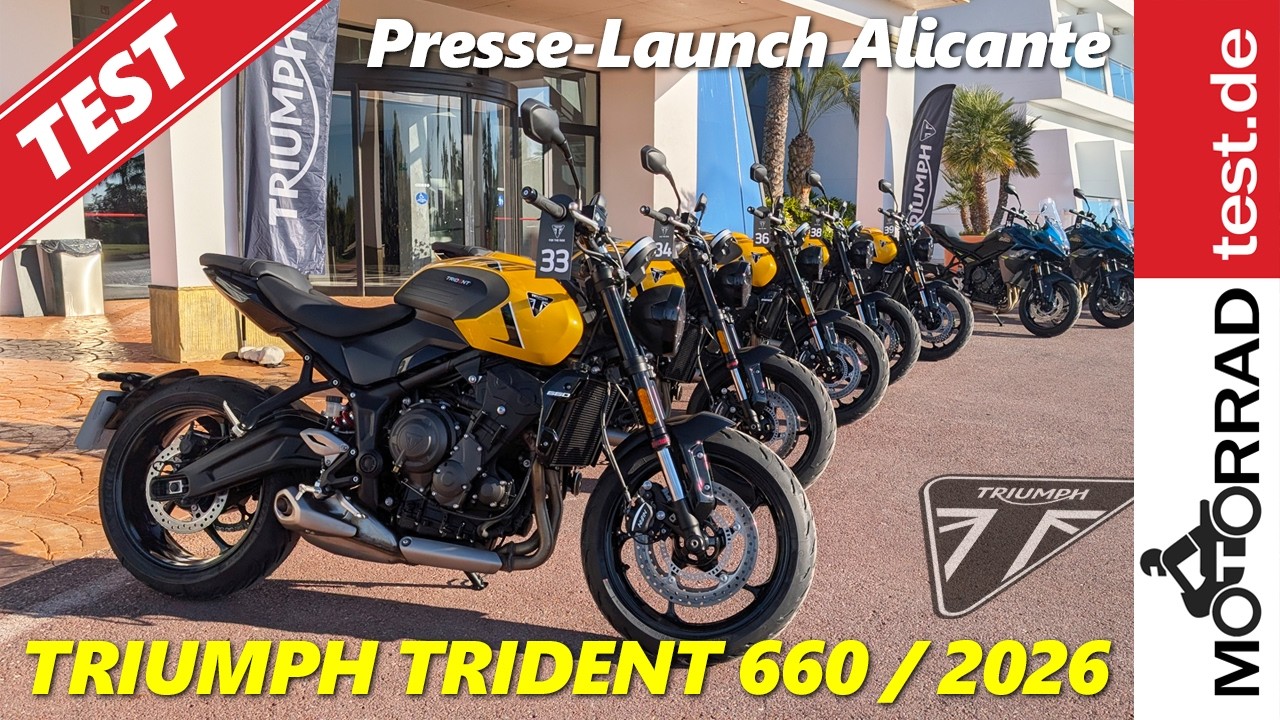 Triumph Trident 660 | Test Modell 2026 beim Presse-Launch in Spanien