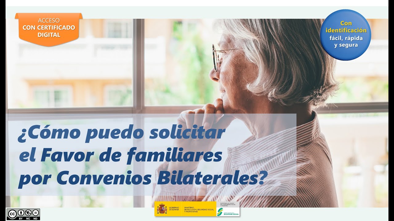 Cómo solicitar el Favor de familiares por Convenios Bilaterales [con certificado digital]